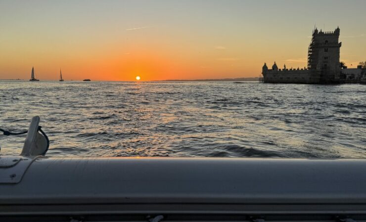 Por-do-Sol Lisboa - rio Tejo - Sardinha do Tejo